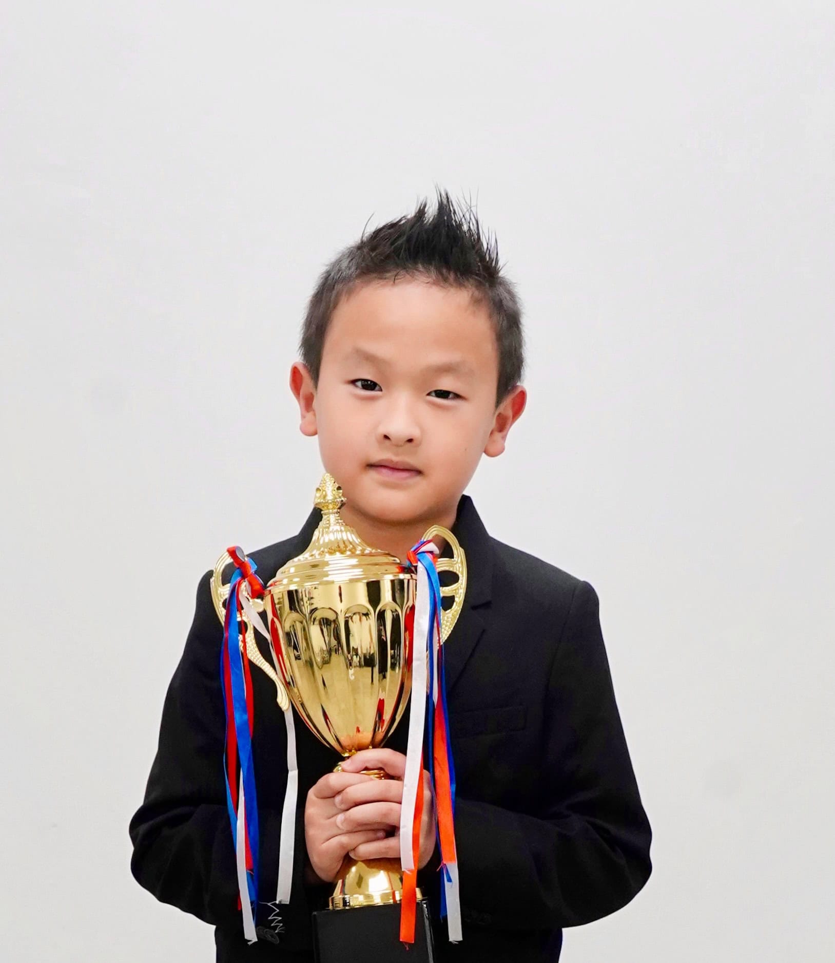 Carson H. singing competition award photo