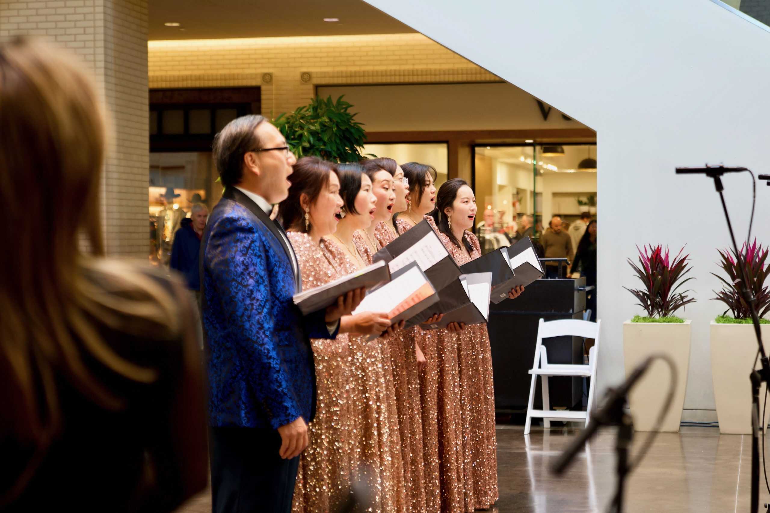 Elite Adult Choir performing on stage